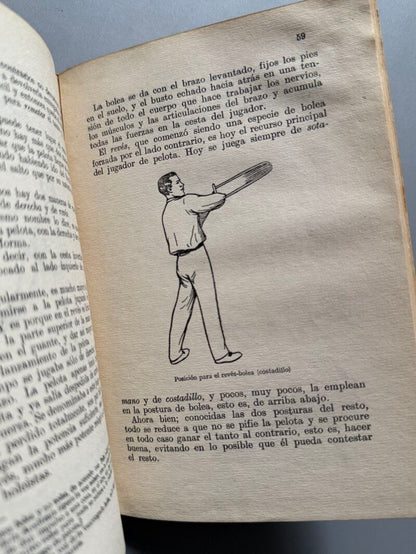 Pelota vasca, Salvador del M. Gibert - Biblioteca los Sports, ca. 1920