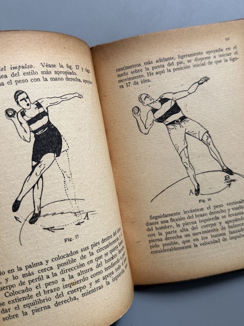 Concursos atléticos, Manuel Orbea y Biardeau - Librería Sintes. Los Sports, ca. 1920