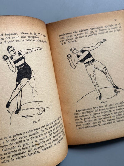 Concursos atléticos, Manuel Orbea y Biardeau - Librería Sintes. Los Sports, ca. 1920
