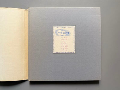 The blue guitar, David Hockney. The man with the blue guitar, W. Stevens - Petersburg Press, 1977