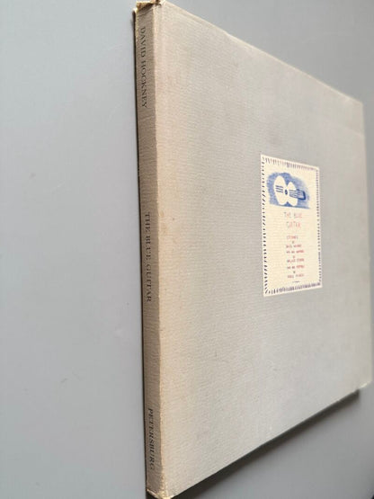 The blue guitar, David Hockney. The man with the blue guitar, W. Stevens - Petersburg Press, 1977