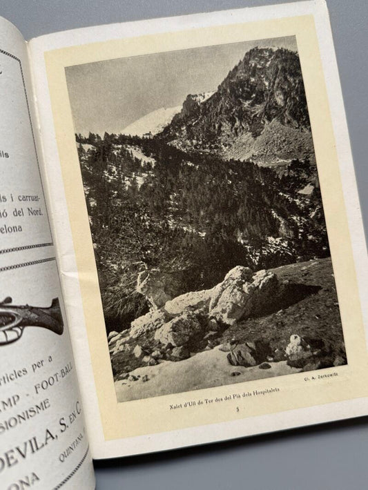 Ull de Ter. La Renclusa. Xalets refugis - Centre Excursionista de Catalunya, 1921