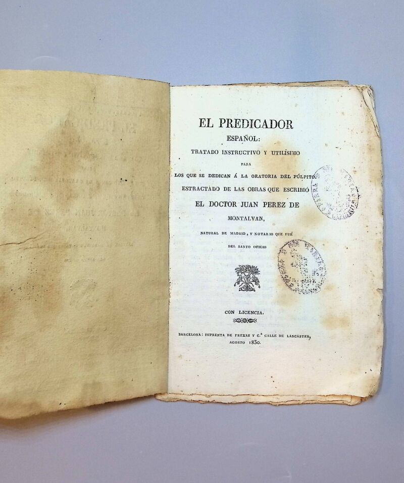 El predicador español, Juan Perez de Montalvan - Imprenta de Freixas, 1830