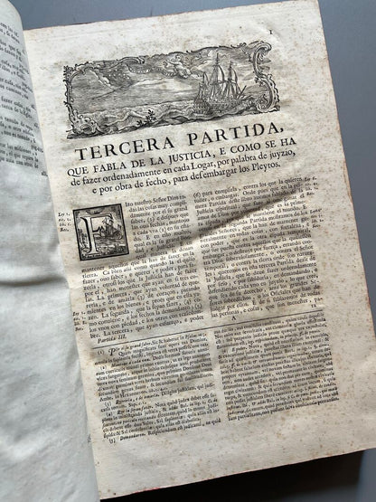 Las Siete Partidas del Rey D. Alfonso el Sabio, Joseph Berni y Catala - Benito Monfort, 1767