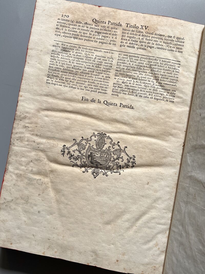 Las Siete Partidas del Rey D. Alfonso el Sabio, Joseph Berni y Catala - Benito Monfort, 1767