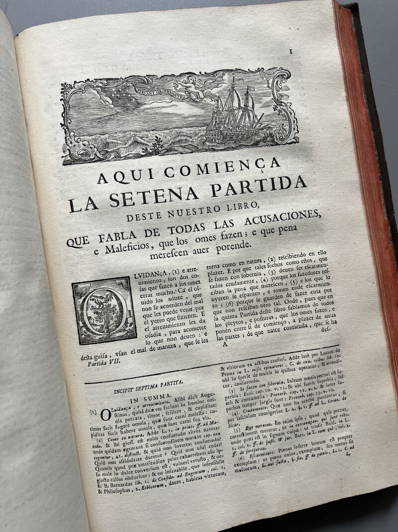 Las Siete Partidas del Rey D. Alfonso el Sabio, Joseph Berni y Catala - Benito Monfort, 1767
