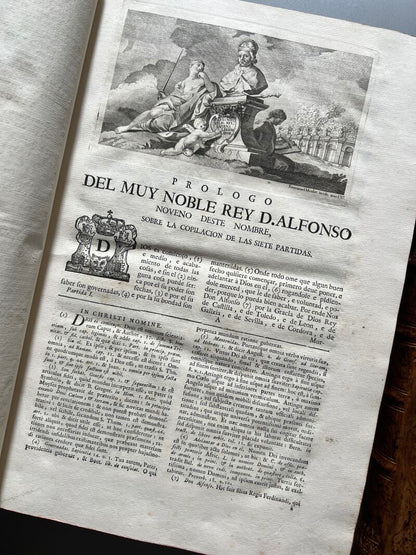 Las Siete Partidas del Rey D. Alfonso el Sabio, Joseph Berni y Catala - Benito Monfort, 1767