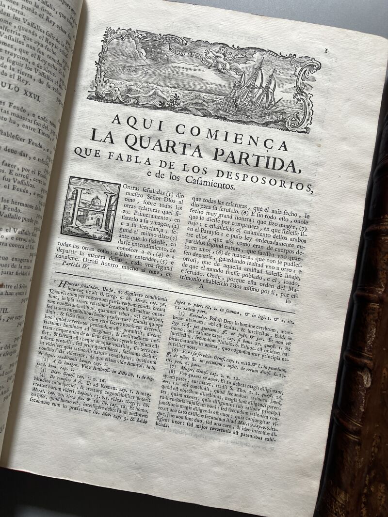 Las Siete Partidas del Rey D. Alfonso el Sabio, Joseph Berni y Catala - Benito Monfort, 1767