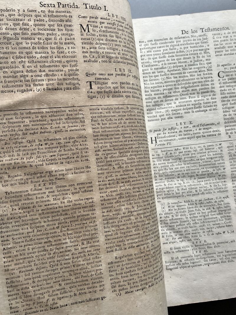 Las Siete Partidas del Rey D. Alfonso el Sabio, Joseph Berni y Catala - Benito Monfort, 1767