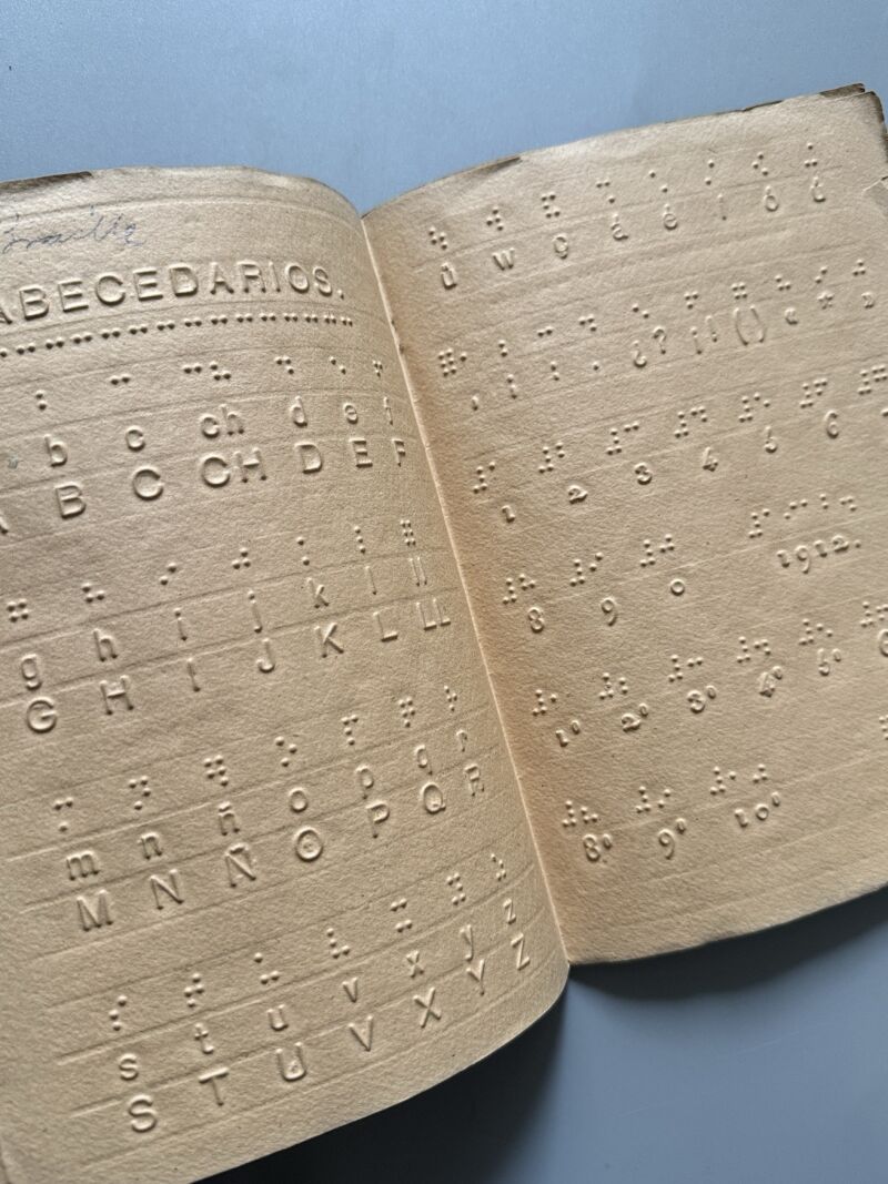 Braile - Programa Vals, M. Costa Dequidt - Imprenta de Ciegos de la Casa Provincial de Caridad, 1912