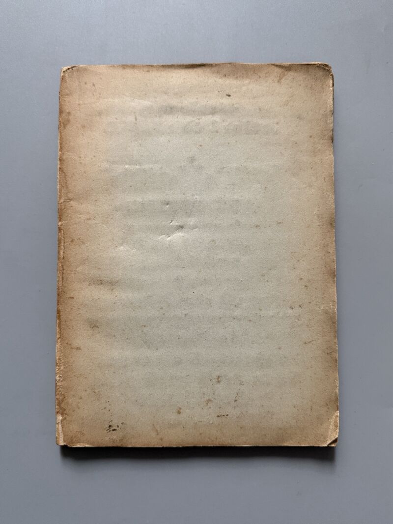 Braile - Programa Vals, M. Costa Dequidt - Imprenta de Ciegos de la Casa Provincial de Caridad, 1912