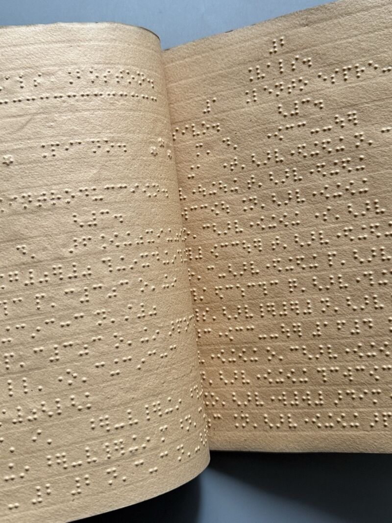 Braile - Programa Vals, M. Costa Dequidt - Imprenta de Ciegos de la Casa Provincial de Caridad, 1912