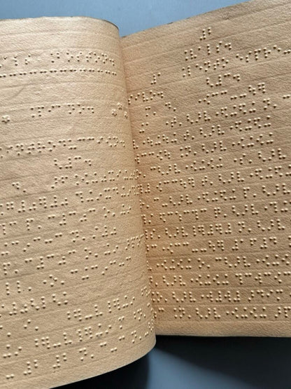 Braile - Programa Vals, M. Costa Dequidt - Imprenta de Ciegos de la Casa Provincial de Caridad, 1912