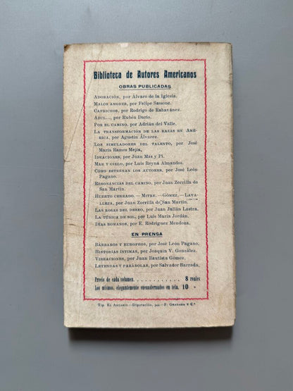 Diosa, Henri Gréville. Colección Ambos Mundos - F. Granada y Cª Editores, ca. 1905