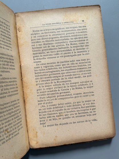 La mujer española y americana, E. Rodríguez-Solís - Librería de Fernando Fé, 1898