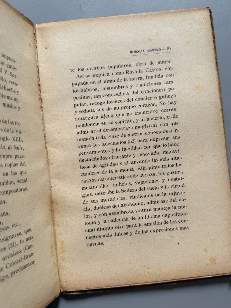 Rosalía Castro. Notas biográficas, Augusto Gonzalez Besada - Biblioteca Hispania, 1916