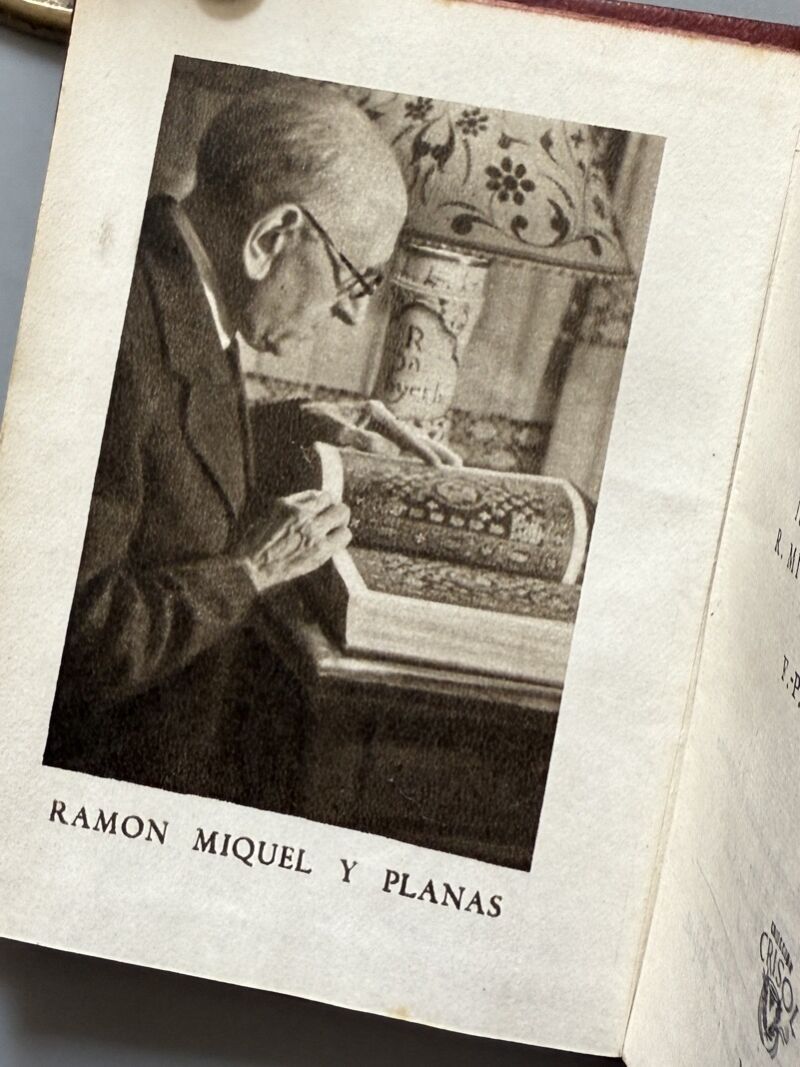 La llegenda del llibreter assassí de Barcelona, Ramón Miquel i Planas - Editorial Aguilar, 1951