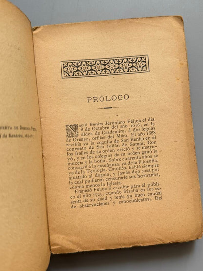 Teatro crítico (artículos escogidos), P. Feijoo - Tipografía de Feito, 1887