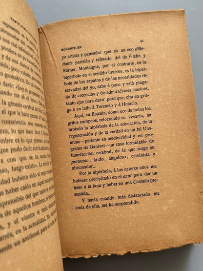 Morbideces, Ramón Gómez de la Serna (1ª edición) - Imprenta el Trabajo, 1908