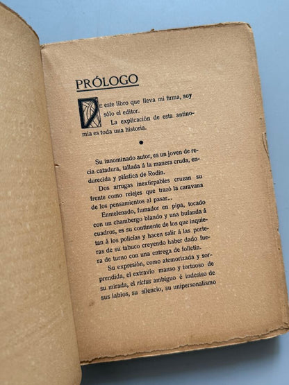 Morbideces, Ramón Gómez de la Serna (1ª edición) - Imprenta el Trabajo, 1908