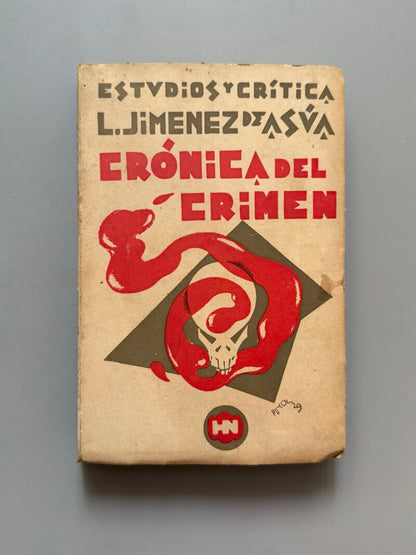 Crónica del crimen, Luis Jiménez de Asúa - Historia Nueva, 1929