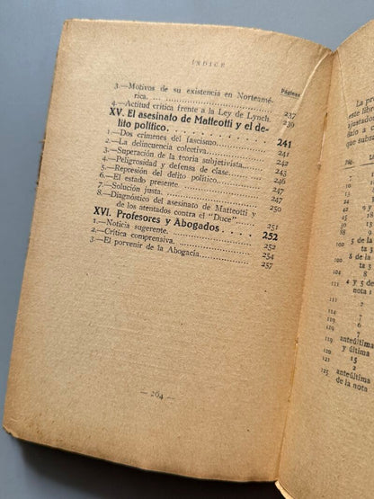 Crónica del crimen, Luis Jiménez de Asúa - Historia Nueva, 1929