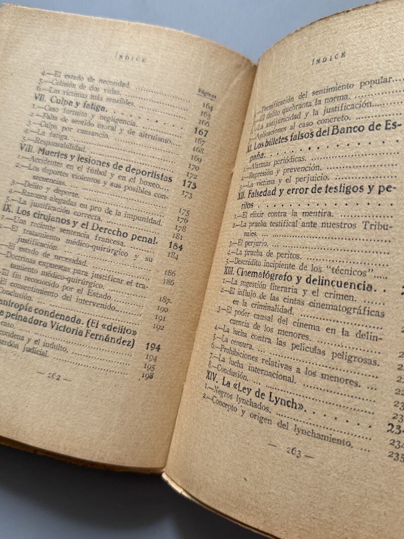 Crónica del crimen, Luis Jiménez de Asúa - Historia Nueva, 1929