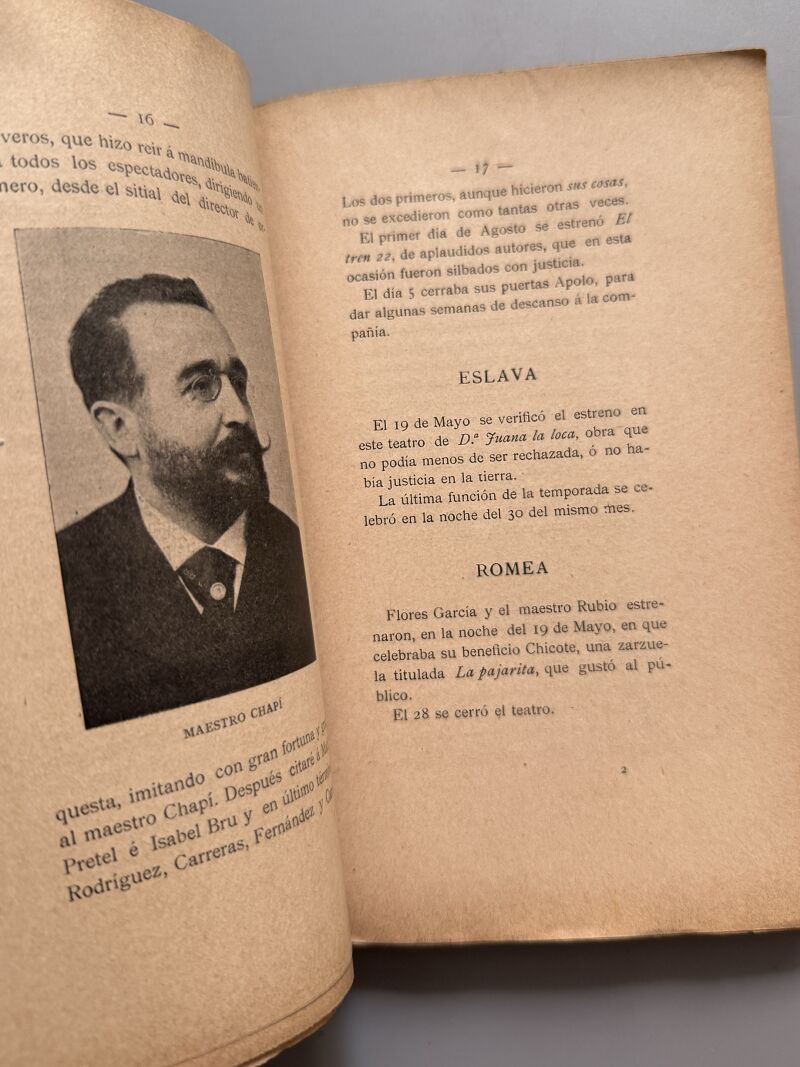 Balance teatral (1900-1901), José de Lace - Hijos de M. G. Hernández, 1901