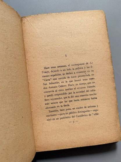3 resucitamientos de España. Los toros, las castañuelas y la virgen, E. Giménez Caballero - 1927