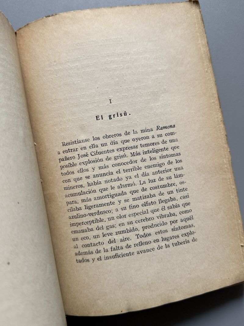 Los topos. La novela de la mina, Isidoro Acevedo (1ª edición) - Sucesores de Rivadeneyra, 1930
