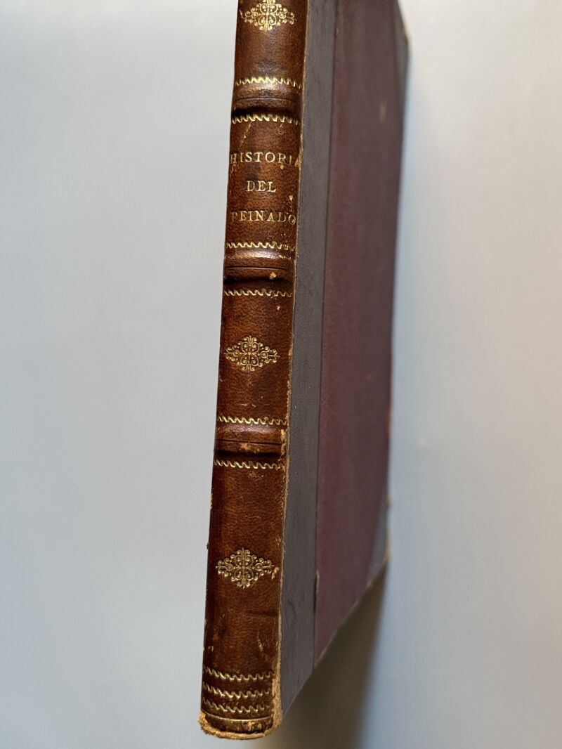 Guía del peluquero. Historia del peinado, Francisco Barado - José Serra Editor, ca. 1880