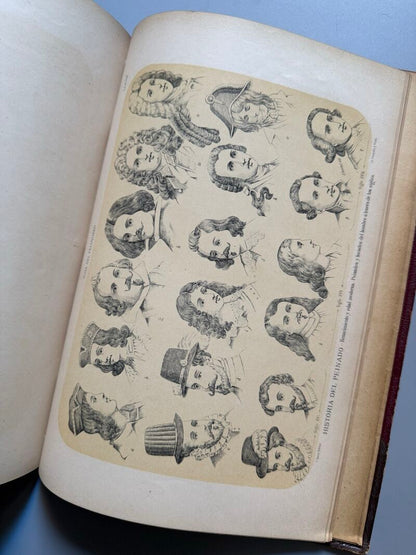 Guía del peluquero. Historia del peinado, Francisco Barado - José Serra Editor, ca. 1880