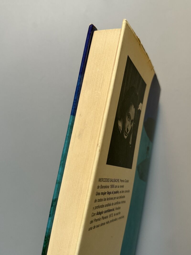 Adagio confidencial, Mercedes Salisachs (firmado) - Editorial Planeta, 1973