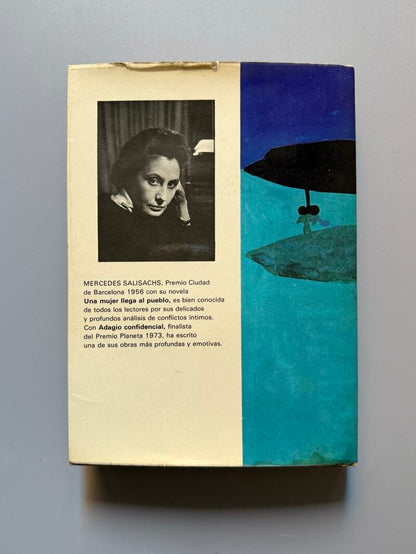 Adagio confidencial, Mercedes Salisachs (firmado) - Editorial Planeta, 1973