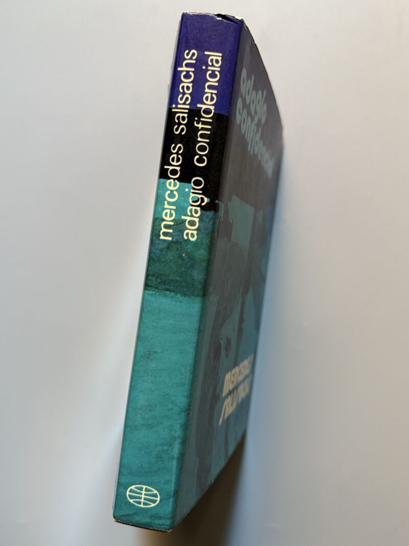 Adagio confidencial, Mercedes Salisachs (firmado) - Editorial Planeta, 1973