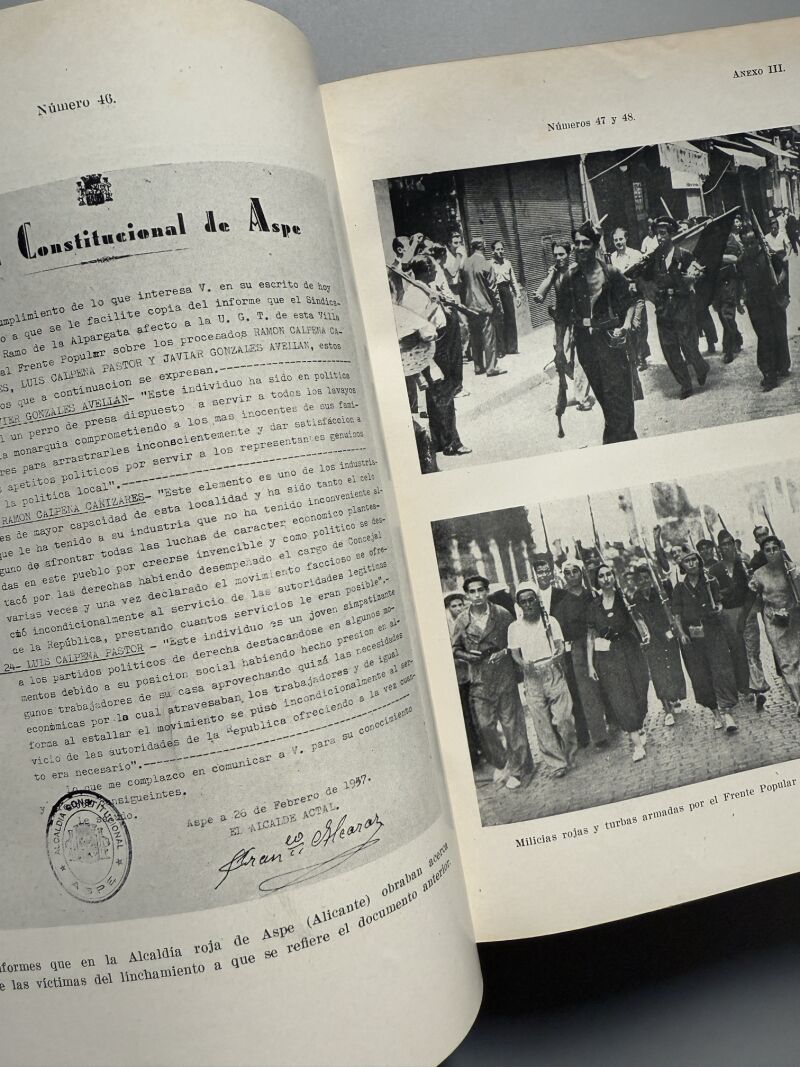 La dominación roja en España. Causa general - Ministerio de Justicia, ca. 1940