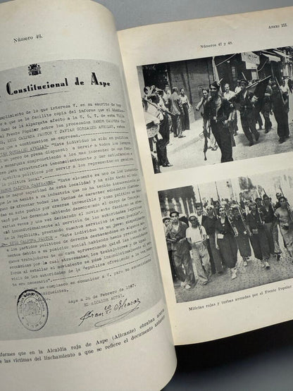 La dominación roja en España. Causa general - Ministerio de Justicia, ca. 1940