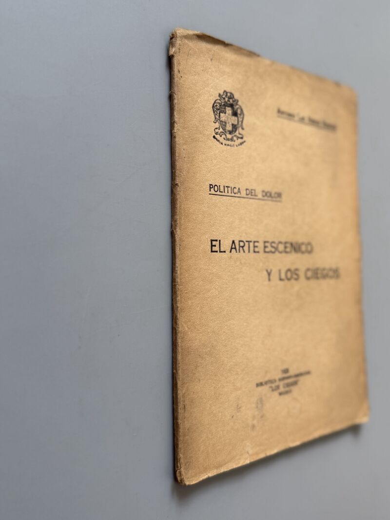 El arte escénico y los ciegos, Antonio las Heras Hervás - 1928