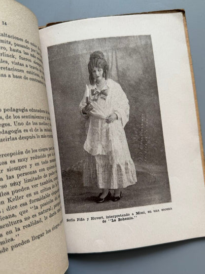 El arte escénico y los ciegos, Antonio las Heras Hervás - 1928