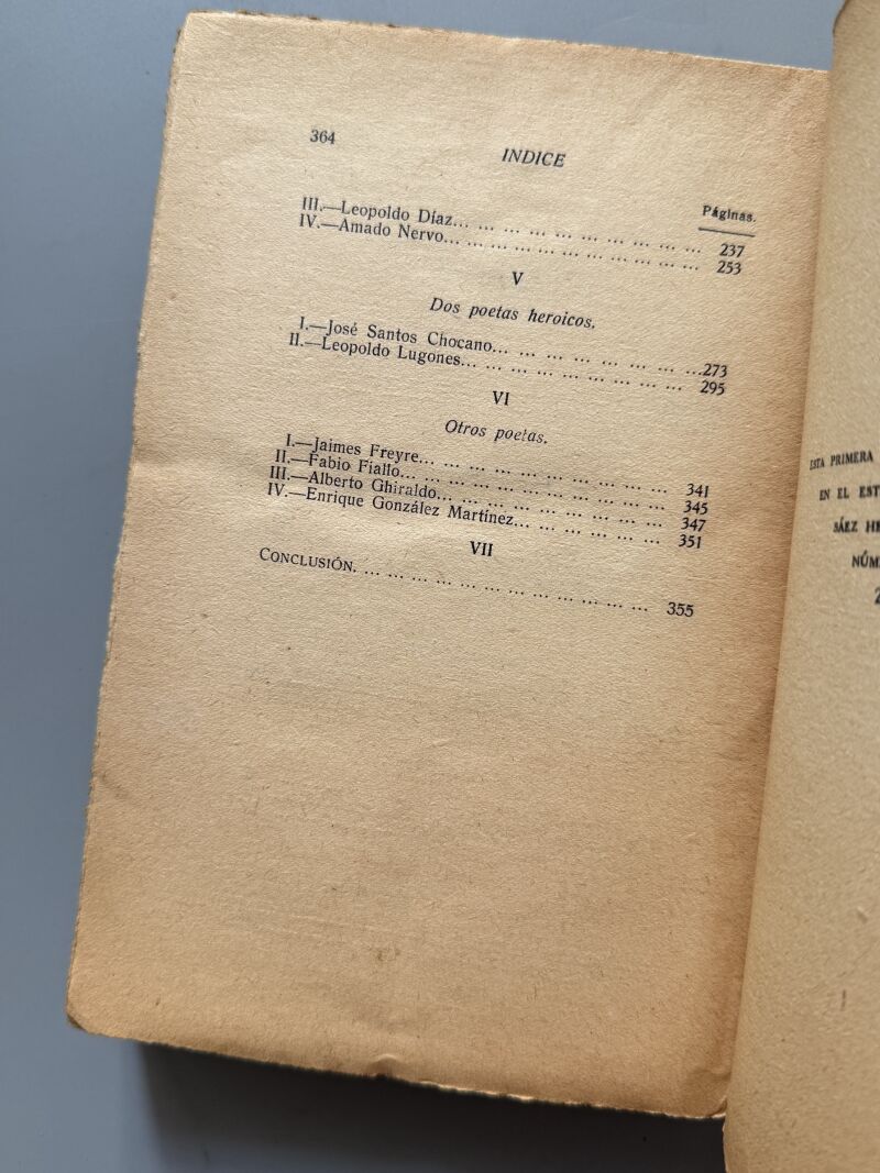 El modernismo y los poetas modernistas, Rufino Blanco-Fombona - Editorial Mundo Latino, 1929