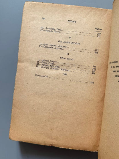 El modernismo y los poetas modernistas, Rufino Blanco-Fombona - Editorial Mundo Latino, 1929