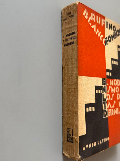 El modernismo y los poetas modernistas, Rufino Blanco-Fombona - Editorial Mundo Latino, 1929