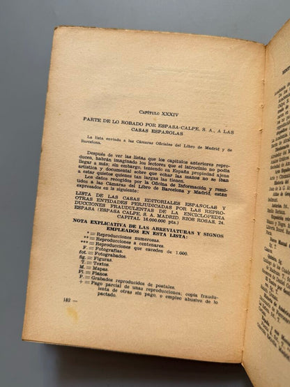 Espakalpe (La gran ladronera), J. Pérez Hervás - Centro Enciclopédico de Cultura, 1935