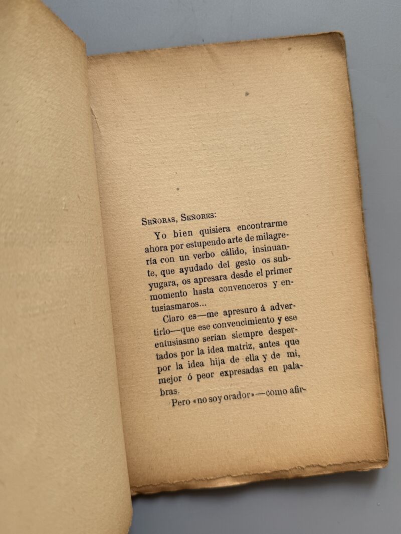 El teatro asturiano, José Francés. Conferencia - Imp. El Trabajo, 1909