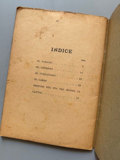 Un viaje en el otro mundo, Eugenio Hins. Sobre la muerte - Buenos Aires, 1927