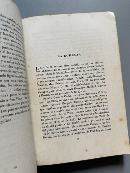 Rusiñol y su tiempo, José Pla. Josep Pla - Editorial Barna, 1943