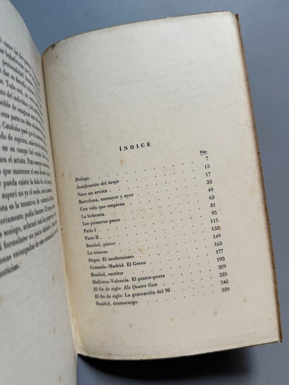 Rusiñol y su tiempo, José Pla. Josep Pla - Editorial Barna, 1943