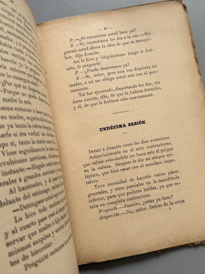 Curación de un sujeto histero-epiléptico, José Mestra - Imprenta de Salvador Manero, 1889