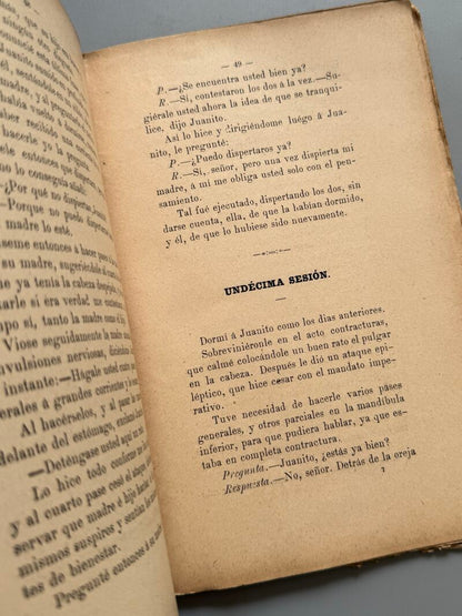 Curación de un sujeto histero-epiléptico, José Mestra - Imprenta de Salvador Manero, 1889