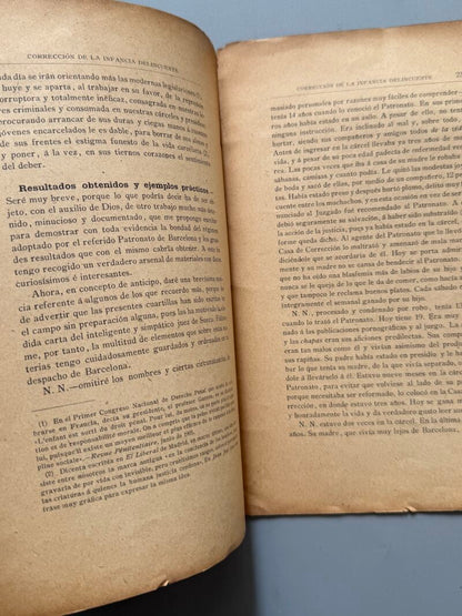 Corrección de la infancia delincuente, Ramón Albó y Martí - Imprenta á cargo de Eduardo Arias, 1905